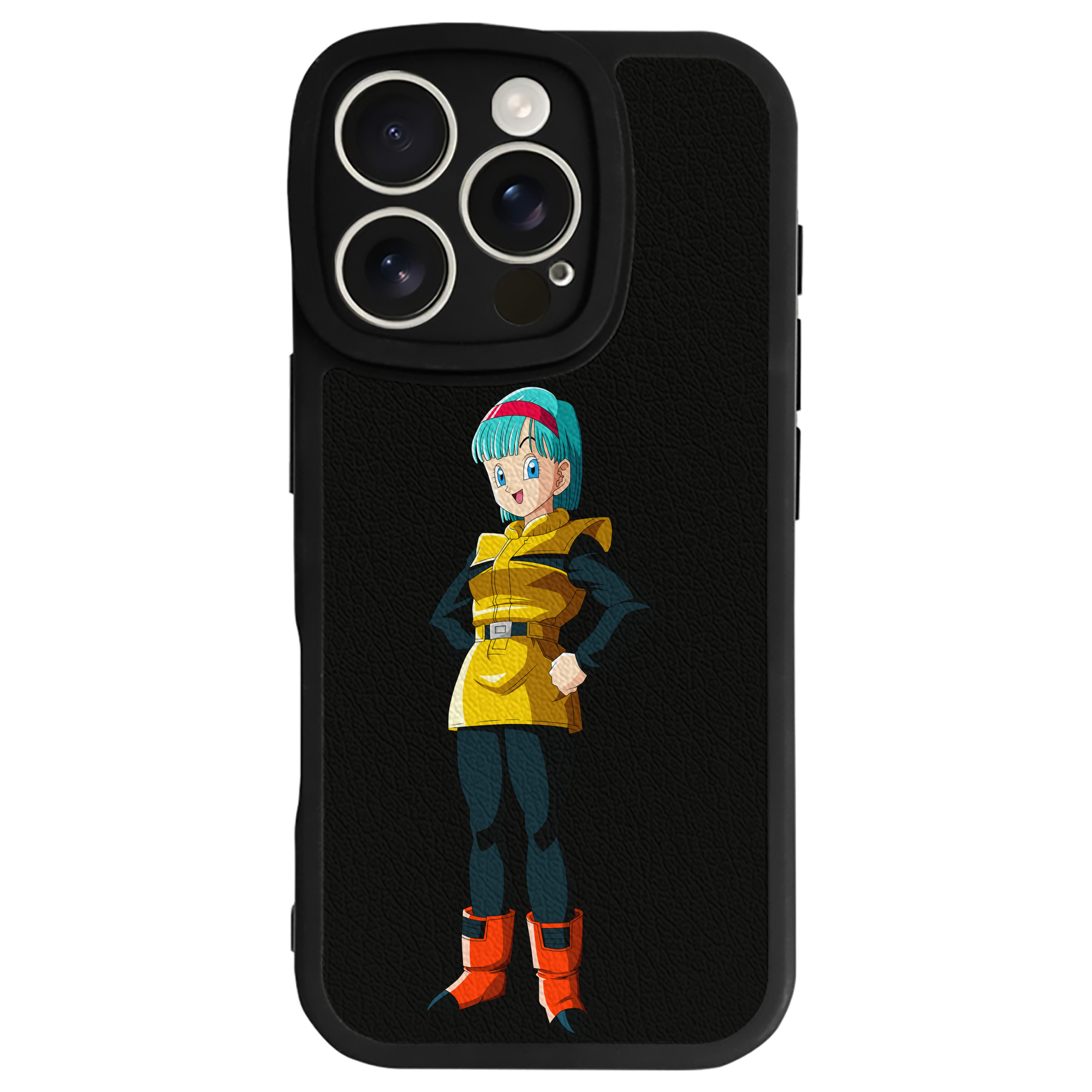 （画像用） ドラゴンボール DRAGON BALL 【iPhone 16シリーズ対応】シリコンスマホケース（レザー調） 材質：シリコン